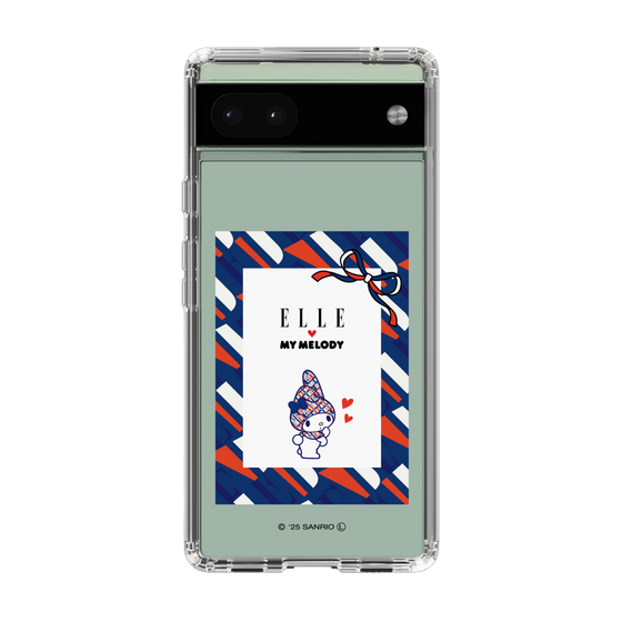 スリムプロテクションケース［ ELLE×マイメロディ＆クロミ - トリコロールカラーグラフィック3 ］