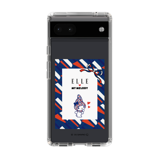 スリムプロテクションケース［ ELLE×マイメロディ＆クロミ - トリコロールカラーグラフィック3 ］