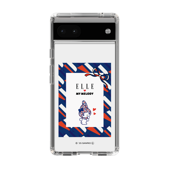 スリムプロテクションケース［ ELLE×マイメロディ＆クロミ - トリコロールカラーグラフィック3 ］