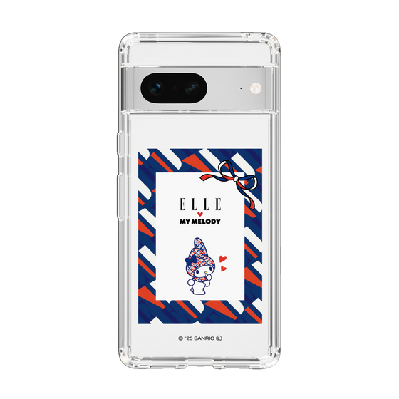 スリムプロテクションケース［ ELLE×マイメロディ＆クロミ - トリコロールカラーグラフィック3 ］