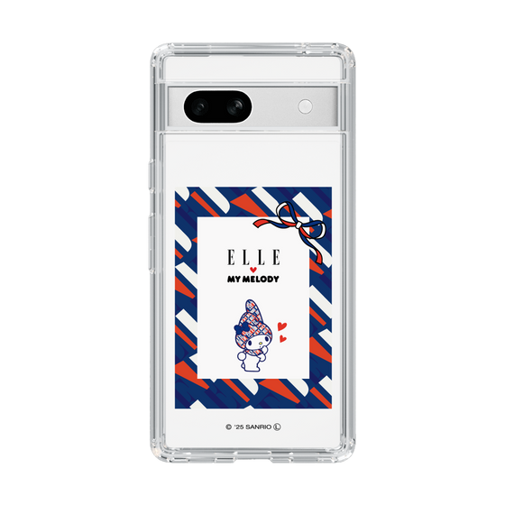 スリムプロテクションケース［ ELLE×マイメロディ＆クロミ - トリコロールカラーグラフィック3 ］