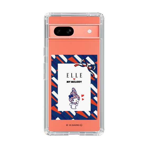 スリムプロテクションケース［ ELLE×マイメロディ＆クロミ - トリコロールカラーグラフィック3 ］