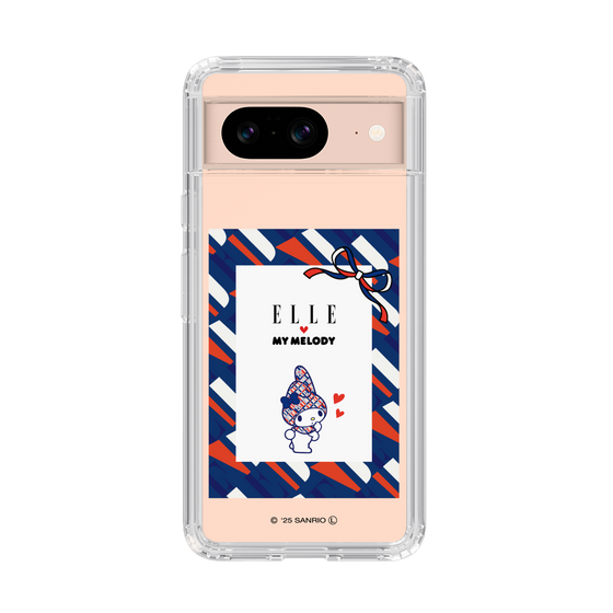 スリムプロテクションケース［ ELLE×マイメロディ＆クロミ - トリコロールカラーグラフィック3 ］