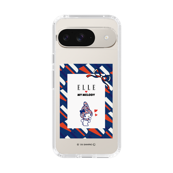 スリムプロテクションケース［ ELLE×マイメロディ＆クロミ - トリコロールカラーグラフィック3 ］