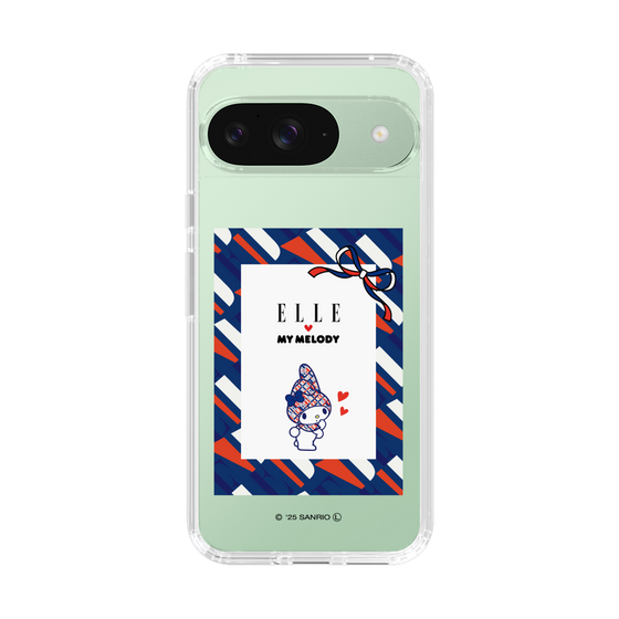 スリムプロテクションケース［ ELLE×マイメロディ＆クロミ - トリコロールカラーグラフィック3 ］
