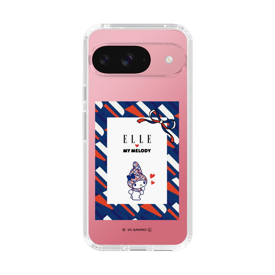 スリムプロテクションケース［ ELLE×マイメロディ＆クロミ - トリコロールカラーグラフィック3 ］