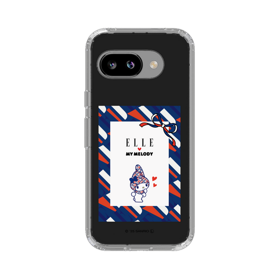 スリムプロテクションケース［ ELLE×マイメロディ＆クロミ - トリコロールカラーグラフィック3 ］