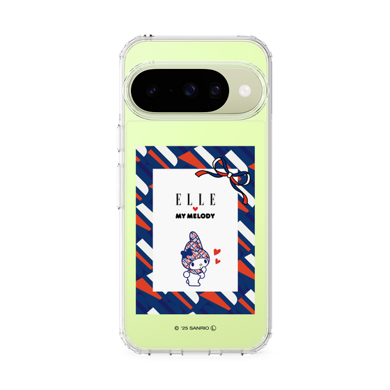 スリムプロテクションケース［ ELLE×マイメロディ＆クロミ - トリコロールカラーグラフィック3 ］