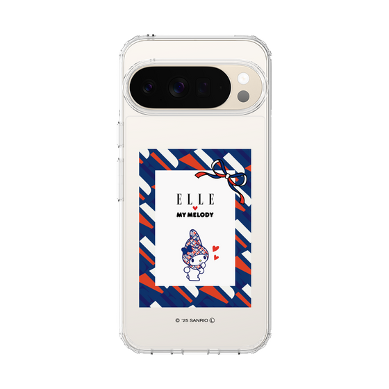 スリムプロテクションケース［ ELLE×マイメロディ＆クロミ - トリコロールカラーグラフィック3 ］