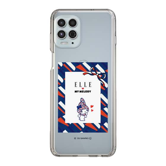 スリムプロテクションケース［ ELLE×マイメロディ＆クロミ - トリコロールカラーグラフィック3 ］