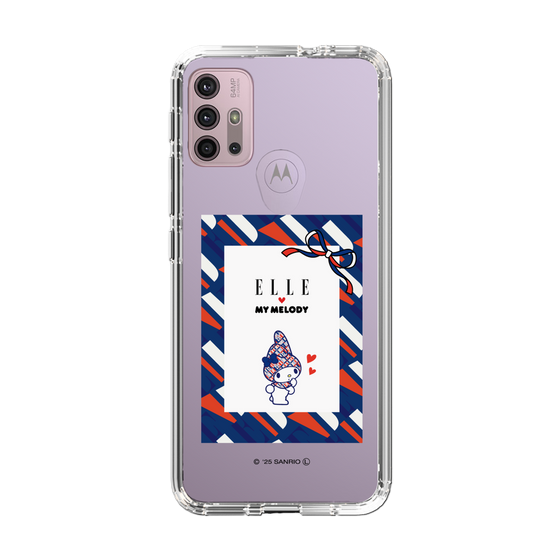 スリムプロテクションケース［ ELLE×マイメロディ＆クロミ - トリコロールカラーグラフィック3 ］