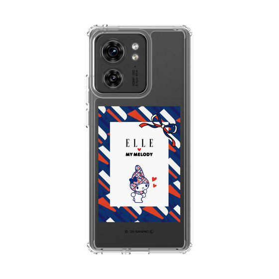 スリムプロテクションケース［ ELLE×マイメロディ＆クロミ - トリコロールカラーグラフィック3 ］