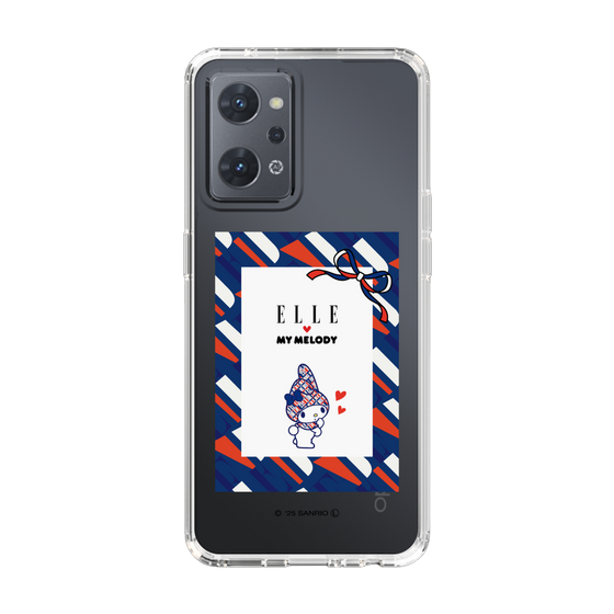 スリムプロテクションケース［ ELLE×マイメロディ＆クロミ - トリコロールカラーグラフィック3 ］