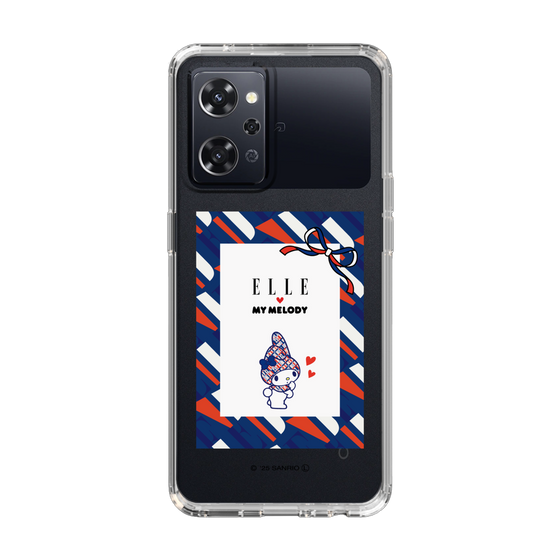 スリムプロテクションケース［ ELLE×マイメロディ＆クロミ - トリコロールカラーグラフィック3 ］