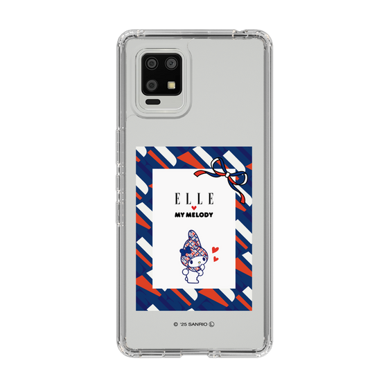 スリムプロテクションケース［ ELLE×マイメロディ＆クロミ - トリコロールカラーグラフィック3 ］