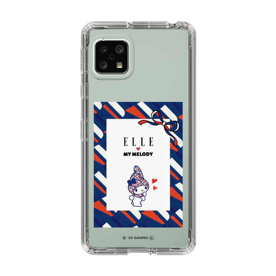 スリムプロテクションケース［ ELLE×マイメロディ＆クロミ - トリコロールカラーグラフィック3 ］