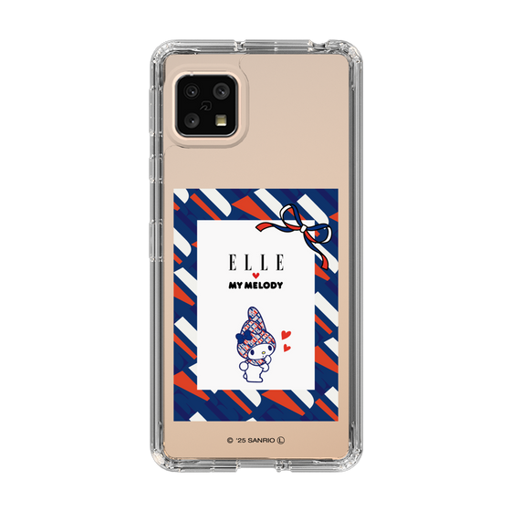 スリムプロテクションケース［ ELLE×マイメロディ＆クロミ - トリコロールカラーグラフィック3 ］