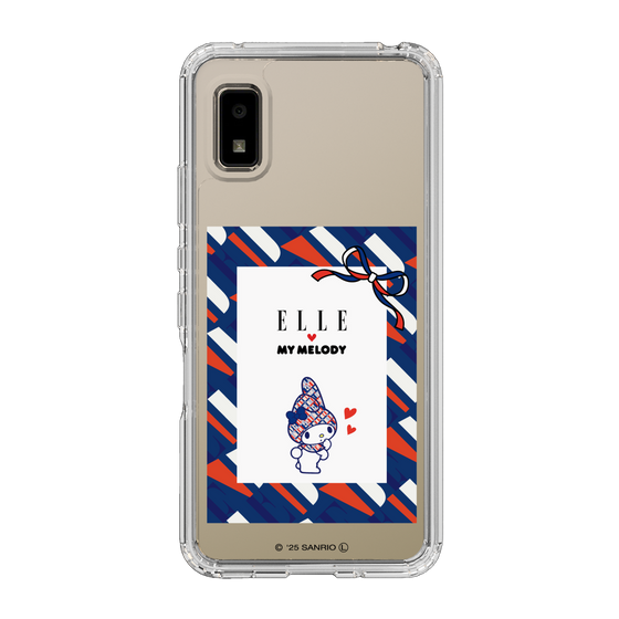 スリムプロテクションケース［ ELLE×マイメロディ＆クロミ - トリコロールカラーグラフィック3 ］