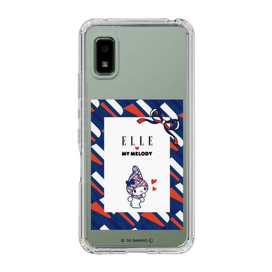 スリムプロテクションケース［ ELLE×マイメロディ＆クロミ - トリコロールカラーグラフィック3 ］