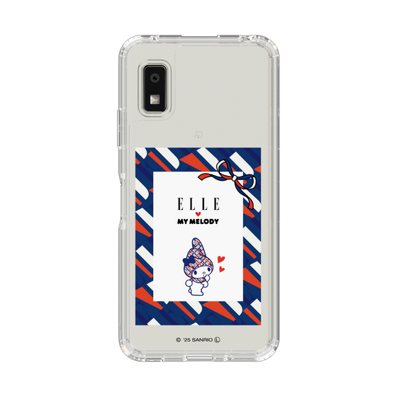 スリムプロテクションケース［ ELLE×マイメロディ＆クロミ - トリコロールカラーグラフィック3 ］