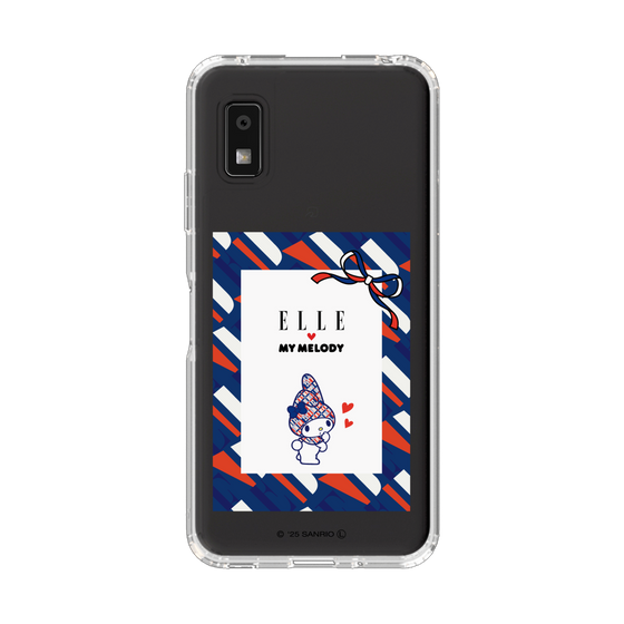 スリムプロテクションケース［ ELLE×マイメロディ＆クロミ - トリコロールカラーグラフィック3 ］