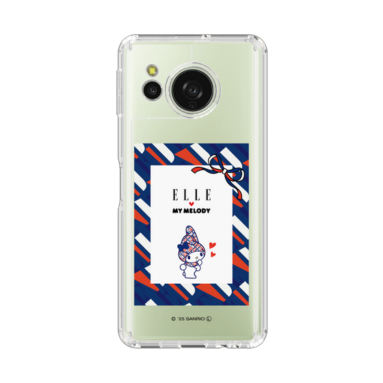 スリムプロテクションケース［ ELLE×マイメロディ＆クロミ - トリコロールカラーグラフィック3 ］