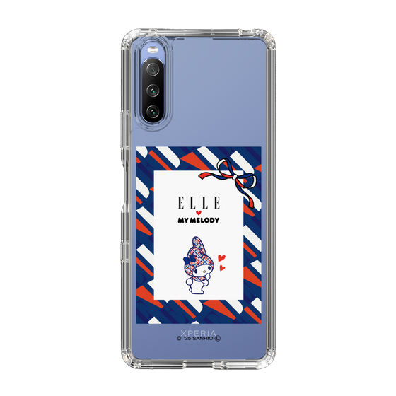 スリムプロテクションケース［ ELLE×マイメロディ＆クロミ - トリコロールカラーグラフィック3 ］