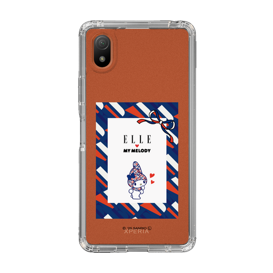 スリムプロテクションケース［ ELLE×マイメロディ＆クロミ - トリコロールカラーグラフィック3 ］