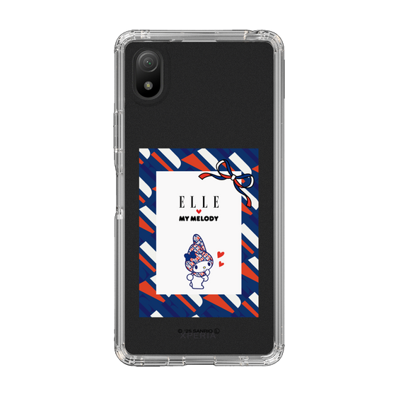 スリムプロテクションケース［ ELLE×マイメロディ＆クロミ - トリコロールカラーグラフィック3 ］