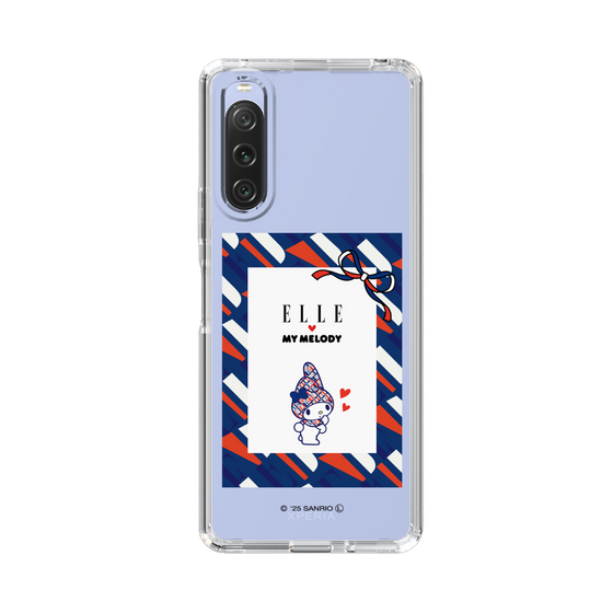 スリムプロテクションケース［ ELLE×マイメロディ＆クロミ - トリコロールカラーグラフィック3 ］