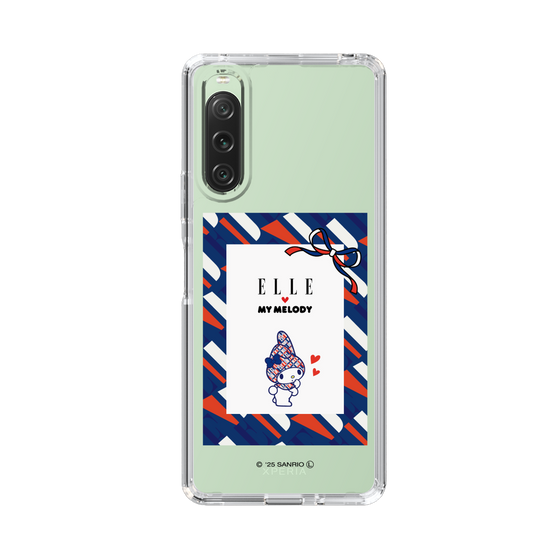 スリムプロテクションケース［ ELLE×マイメロディ＆クロミ - トリコロールカラーグラフィック3 ］
