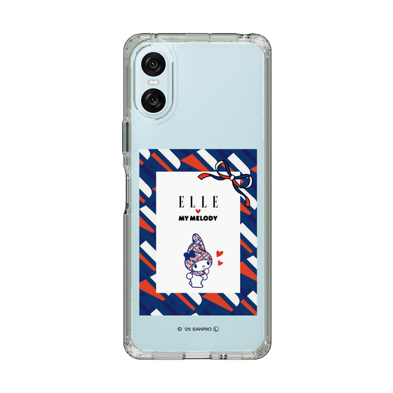 スリムプロテクションケース［ ELLE×マイメロディ＆クロミ - トリコロールカラーグラフィック3 ］