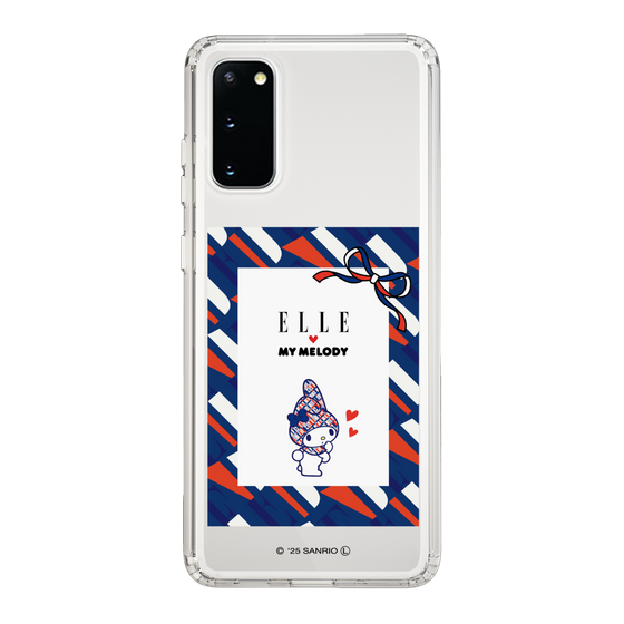 スリムプロテクションケース［ ELLE×マイメロディ＆クロミ - トリコロールカラーグラフィック3 ］