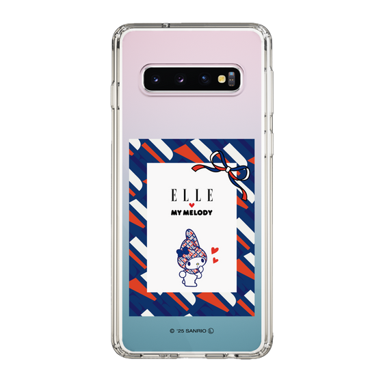 スリムプロテクションケース［ ELLE×マイメロディ＆クロミ - トリコロールカラーグラフィック3 ］