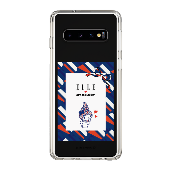 スリムプロテクションケース［ ELLE×マイメロディ＆クロミ - トリコロールカラーグラフィック3 ］