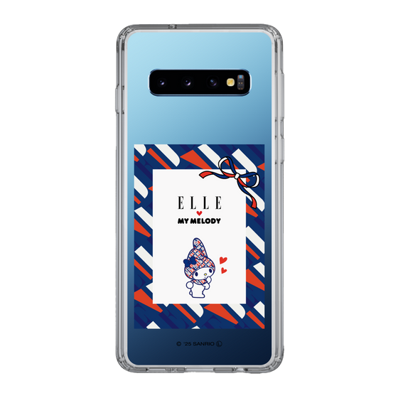 スリムプロテクションケース［ ELLE×マイメロディ＆クロミ - トリコロールカラーグラフィック3 ］