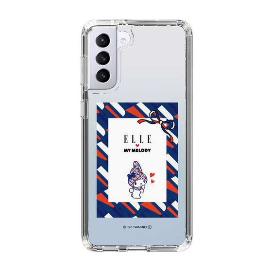 スリムプロテクションケース［ ELLE×マイメロディ＆クロミ - トリコロールカラーグラフィック3 ］