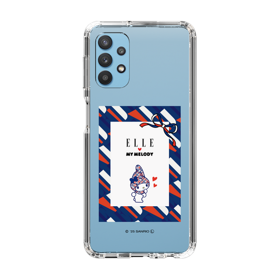 スリムプロテクションケース［ ELLE×マイメロディ＆クロミ - トリコロールカラーグラフィック3 ］