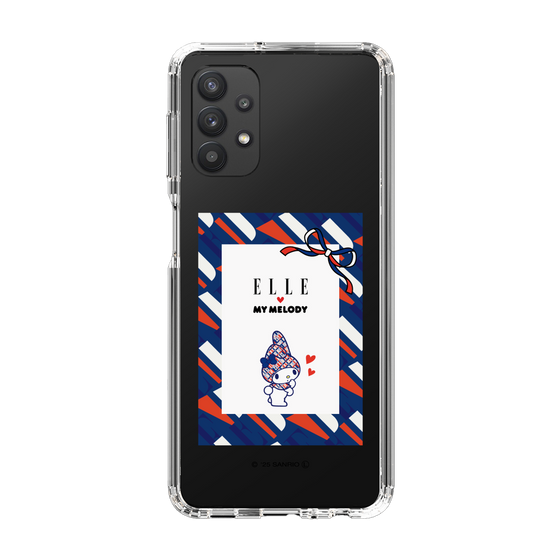 スリムプロテクションケース［ ELLE×マイメロディ＆クロミ - トリコロールカラーグラフィック3 ］