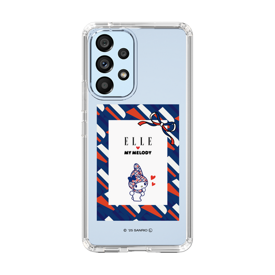 スリムプロテクションケース［ ELLE×マイメロディ＆クロミ - トリコロールカラーグラフィック3 ］