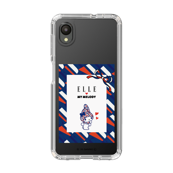 スリムプロテクションケース［ ELLE×マイメロディ＆クロミ - トリコロールカラーグラフィック3 ］