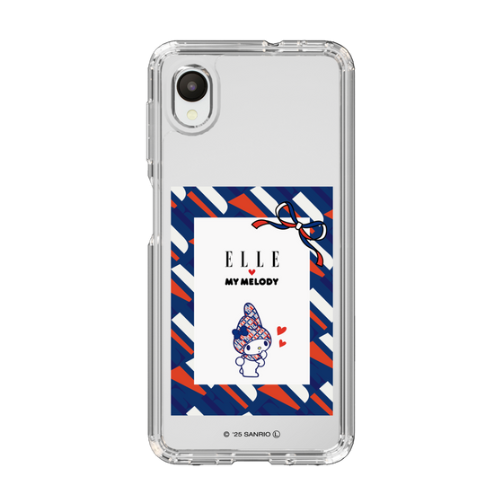 スリムプロテクションケース［ ELLE×マイメロディ＆クロミ - トリコロールカラーグラフィック3 ］