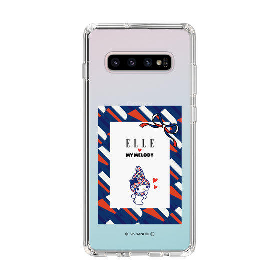 スリムプロテクションケース［ ELLE×マイメロディ＆クロミ - トリコロールカラーグラフィック3 ］