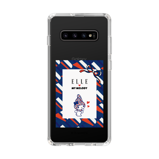 スリムプロテクションケース［ ELLE×マイメロディ＆クロミ - トリコロールカラーグラフィック3 ］