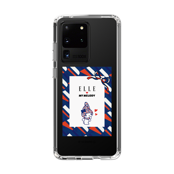 スリムプロテクションケース［ ELLE×マイメロディ＆クロミ - トリコロールカラーグラフィック3 ］