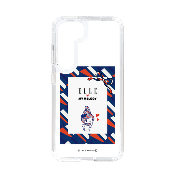 スリムプロテクションケース［ ELLE×マイメロディ＆クロミ - トリコロールカラーグラフィック3 ］
