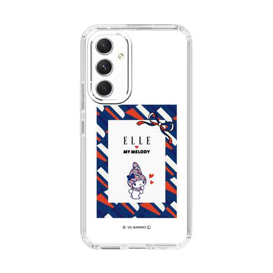 スリムプロテクションケース［ ELLE×マイメロディ＆クロミ - トリコロールカラーグラフィック3 ］