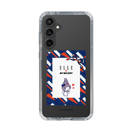 スリムプロテクションケース［ ELLE×マイメロディ＆クロミ - トリコロールカラーグラフィック3 ］