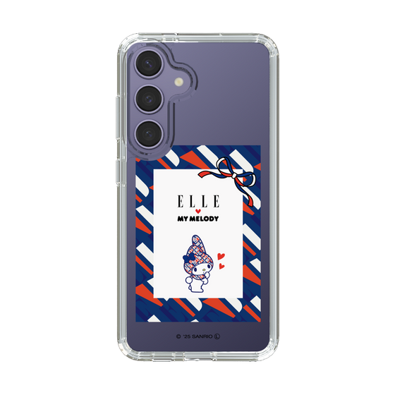 スリムプロテクションケース［ ELLE×マイメロディ＆クロミ - トリコロールカラーグラフィック3 ］