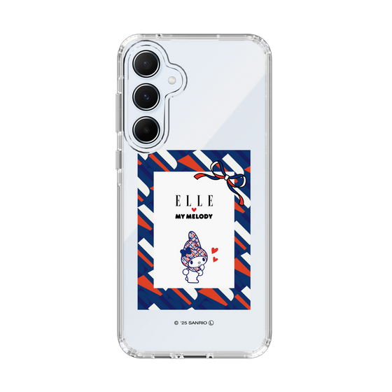 スリムプロテクションケース［ ELLE×マイメロディ＆クロミ - トリコロールカラーグラフィック3 ］